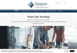 Vysyon - Digital Growth Advisory - End-to-end consulting in digital marketing & business development that drive measurable results. 14 years in online business have taught me, that no matter how great your company, people, processes are, there is always room for improvement in the setup and modus operandi. Our services develop the key areas that will set you up for success.