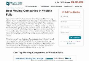 Movers in Wichita Falls, TX for Top Moving Services - We found the following Wichita Falls, TX Movers to help you with Free Moving Quotes. Compare Services of Top Wichita Falls Moving Companies and Choose the Best Deal.