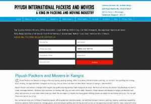 Piyush Packers and Movers in Kangra - Pet transfers / bike & car bike transfers from Ludhiana to Kangra.
very well arts, exhibits and traditional packing, behavior as well as carrying.