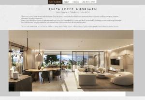 Anita Lopez Angriman - Interior Design studio based in Marbella.
Taking a bespoke approach for each client. 
Services include interior design concepts, space planning, 2D furnishing layouts, 3D renders, project management, custom furniture and support for developers.