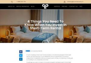 4 Things you need to know when you Invest in Short-Term Rental - The short-term rental industry is growing, and demand is increasing. Those facts are undeniable. Some naysayers may point out some factors on the contrary, but like every business, there are always ups and downs. So, if people want to just dwell on the negative, obviously, no business will grow.

In truth, investing in short-term rental property is an attractive prospect. Short-term rentals can become part of your retirement plan, an opportunity to pursue an independent traveling life while...