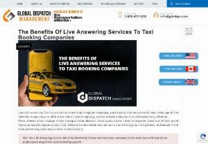 The Benefits Of Live Answering Services To Taxi Booking Companies - Live call answering Service are not so much that irregular nowadays, particularly that we are as of now in the age of the Internet. In any case, to offer a live talk or phone replying mail to private ventures is an alternate story all alone.

Then, theres a fast change in the transportation division. Once upon a time, never in anyones most out of this world fantasies would anyone accept that there will come when we can hail a taxi utilizing our cell phones. Individuals from that period may..