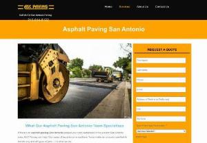 ASC Paving - If theres an asphalt paving project you need completed in the greater San Antonio area, ASC Paving can help! Our years of experience in southern Texas make us uniquely qualified to handle any and all types of jobs  its what we do.