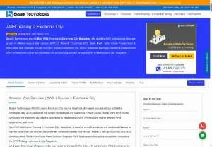 Screenshot of AWS Training in Electronic City