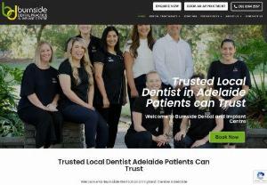 Best Cosmetic Dentist Adelaide  Burnside Dental Practice - The Burnside Dental Practice is the number one choice for personalised dental care. We boast a team of highly skilled dentists and oral therapists who are capable of carrying out various treatments and procedures for patients of all ages. Whether you want professional teeth whitening in Adelaide to brighten your smile or teeth implants in Adelaide to restore missing teeth, we can provide the services you need. We also offer the Child Dental Benefits Scheme, making it affordable for young kids...