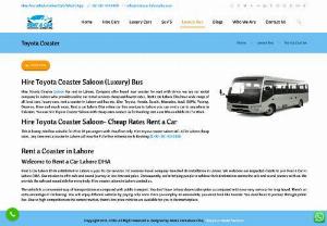Hire Toyota Coaster Saloon, Rent a Coaster In Lahore | Rent a Car - Rent a Coaster in Lahore, Hire Toyota Coaster Saloon Cheap Rates, Rent a Car Dha Best Online Place For Rent a Coaster In Lahore, Call ☎+92-312-4343400
