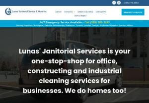 Cleaning Services Hamilton | Cleaning Companies Hamilton - Luna\'s Janitorial Services provide the highest quality residential, commercial and industrial cleaning services. We are committed to guaranteeing 100% satisfaction, as well as to the promise of providing top-quality janitorial and maintenance services through men and women who are committed to honesty, integrity, and hard work. We specialize in cleaning wall-to-wall carpets and carpeted areas. We will remove stains, dust, dirt, odors, and more from your carpet, area rugs, upholstered furniture.