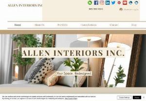 Allen Interiors Incorporated - Transforming Your Space One Design at a Time
As an experienced interior decorator, I know what it means to provide exceptional customer service. I offer clients a unique and innovative approach to tackling all their design needs from inception to installation.
Call today to schedule your consultation!