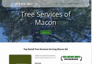 Tree Servcies of Macon - We are here to provide the best in class tree service in and around Macon and Warner Robins. With our focus on Training and Safety, your health and the health of your trees is our biggest concern. It is important to know that your property is in the hands of an expert. Our team is dedicated to your satisfaction from start to finish. We provide Residential & commercial tree service in Macon, Georgia and the surrounding areas.