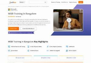 Best MSBI Training institute in Bangalore BTM, Marathahalli - MSBI training course in BTM, Marathahalli Bangalore enables you to master tools like SSIS, SSRS, SSAS. Learn online from best MSBI training institute in Bangalore.