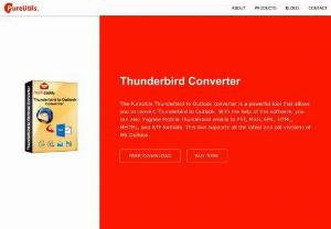 Convert Thunderbird to PST with Thunderbird to Outlook Converter - The PureUtils Thunderbird converter provides the best way to convert Thunderbird to Outlook PST, MSG, EML, HTML, RTF, and other file formats.