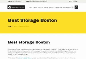 Go with the Best Storage Boston and experience moving - With many facilities in storage units, Boston Space Storage stands as the best storage in Boston. You can avail of their storage units as per your requirement. They have a wide range of storage units that cater to the needs of every customer. Contact us now!