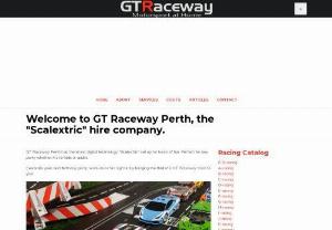 GT Raceway - Scalextric Slot Cars - How about adding a sport to your event that everyone can enjoy? Yes, GT Raceway is a unique idea to bring race at home. A 15m track with technology-enabled cars makes your party fun, adventurous and exciting. So, why wait, bring a smile to your kids face by adding the GT Raceway car track in birthday parties. Wherever your birthday party venues in Perth, the track can be set-up at any location in a minimum space.