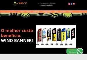 Alien Visual Communication - Alien Comunicao Visual has been on the market for 8 years. It is a company specialized in small and large format prints, see our promotions.