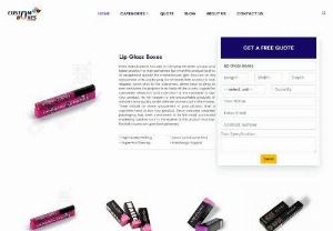 Is There a Way to Get Custom Printed Lip Gloss Packaging Boxes in UK at Wholesale Rate? - Custom CMYK Boxes is providing packaging solution in UK, USA and Canada for a time now. Hire their services to get beautiful Lip Gloss boxes and wholesale prices.