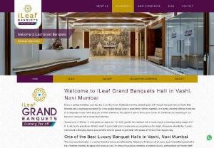 Ileaf Grand Banquet - Spread over 21500 sq.ft. with a generous space for 100-1200 guests, this banquet enjoys a stunning ceiling height of 21 ft. to add to the grandiose. Whats more? A grand ballroom to make sure you experience the height of luxuries abundantly. 3 green rooms and 3 changing rooms give plentiful time for guests to get ready with peace of mind on their biggest day.