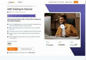 Now Get AWS Training in Chennai From Intellipaat - AWS training in Chennai is a safe cloud administrations stage, offering figuring power, database stockpiling, content conveyance, and other usefulness to assist organizations with scaling and create. Investigate how a large number of clients are as of now utilizing AWS cloud items and answers for construct complex applications with expanded adaptability, versatility and unwavering quality.AWS Tutorial is a new normal in the current IT industry.