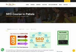 SEO Course in Patiala - SEO stands for Search Engine Optimization that helps in improving the rank of your website on the search engine. Join the best SEO Course in Patiala and gain skills in SEO.