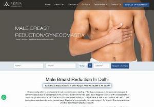 Gynecomastia Surgery in Delhi - Gynecomastia is a benign condition that causes an increase in the amount of breast tissue in males. This occurs due to an imbalance of hormones in a male\'s body. The condition may affect single or both breasts equally and sometimes unevenly. Gynecomastia can affect males of every age group. The condition is not fatal, but the enlarged breast size can cause psychological distress to the males.