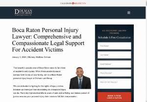 Sibley Dolman Accident Injury Lawyers, LLP - 301 Yamato Road,  Suite 1240,  Boca Raton,  FL 33431 USA  (561) 220-4963  At Sibley Dolman Accident Injury Lawyers,  LLP,  our Boca Raton,  FL personal injury lawyers are committed to providing aggressive and effective legal representation and counsel to individuals who have sustained personal injury in serious accidents.