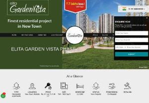 Elita Garden Vista in New Town, Kolkata | Price | Call  8448367360 - Elita Garden Vista is a new residential property which offers beautiful 2 and 3 BHK apartments at New Town, Kolkata with the world class amenities. For more details call 8448367360