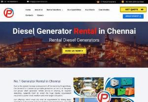 Generator rental in bangalore -PioneerIndia - Pioneer Power India providing rental diesel generators. Generator Rental Cost Per Day, Monthly or yearly in all over India. Call Us: 9884069101 & Get A Quote.