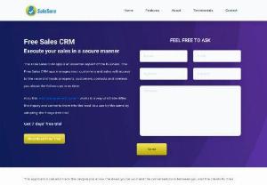 Free Sales CRM App in India - Our free sales CRM app manages your customers and sales with access to the record of leads prospects, contacts and follow-ups.