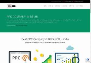 Best PPC Company in Delhi - Pay Per Click (or PPC Advertising) is a form of paid digital marketing where advertisers pay a small fee for every click. F5 Digi Solutions is a top-notch PPC company in Delhi, India which helps to increase sales, traffic for your website within some time.