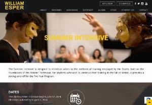Summer Acting Classes | Meisner Acting Technique in NYC | - Our Summer Intensive is designed to introduce actors to the methods of training employed by the Studio, built on the foundations of the Meisner Technique. For those students who wish to continue their training in the Fall or Winter, it provides a strong send-off for the Two Year Program.