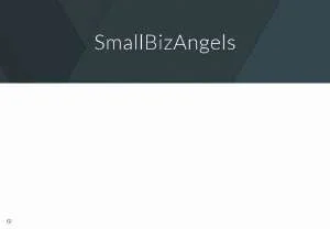 Screenshot of Small Biz Angels