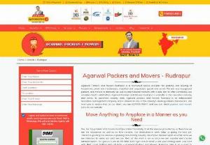Packers and Movers Rudrapur | Movers and Packers Rudrapur - Agarwal packers and movers Rudrapur is a renowned service provider for packing and moving of households, plant and machineries, industrial and corporate\'s goods and so on. We are very recognized packers and movers in domestic as well as international markets with a sole aim to offer completely our valuable client\'s satisfaction. Agarwal packers and movers Rudrapur is a leader in the shifting field and serves its customers country wide.