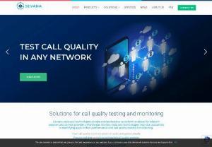 Sevana - Solutions for call quality monitoring in all kinds of networks - Sevana. Solutions for call quality monitoring | VoIP Call, audio, voice quality testing solutions and tools | Sound quality monitoring in 2G, 3G, 4G, 5G