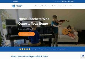 Lessons In Your Home - Learning a musical instrument is exciting and has life-long benefits; we are so excited youve decided to explore music lessons with Lessons In Your Home. We offer instruction in piano, violin, guitar, drums, voice and many other instruments. For more information, click on one of the instrument icons and then fill out the contact form at the bottom of the page, or give us a call today.
