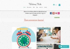 Waloxy Kids - Educational resources for kids distance learning at home