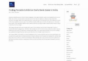 Finding Portable Exhibition Stalls Made Easier in India - Keeping in mind the current trend of online shopping in India, Expo Exhibition Stands India featured the online stall finder tool on their company website.