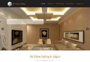 Plaster Of Paris by Mr False Ceiling - We specialize in false ceiling installation by creating innovative and unique designs that perfectly match the indoor setting.
