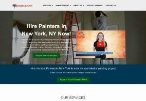 Hire Painters in New York, NY - Painters For A Day provide professional Painters for hire in New York City available to do quality painting work on any commercial or residential interior painting project of your choice. Hire professional Painters in Bronx,  Brooklyn,  Long Island,  Manhattan,  Queens,  Staten Island,  and Westchester County,  NY today.