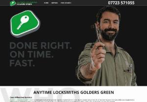 Anytime Locksmiths Golders Green - Planning to move in the new house or have different security systems installed on your property, better call Anytime Locksmiths Golders Green on 07723571055
 to get free estimation and pieces of advice, based on many years of hard work.
