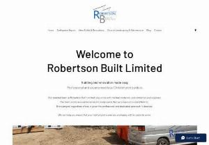 Robertson Built Limited - We are a locally owned and operated Christchurch building company specializing in the construction of new and renovation of existing homes and commercial premises. 
We have an experienced team with the expertise to ensure your next project is a success you are proud of and enjoy for years to come.