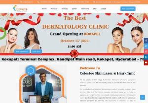 Celestee Skin and Hair Clinic in Hyderabad | how to find the best dermatologist - Dr Rajkirit Multispeciality treats various skin disorders like Acne, PRP, laser toaning, Psoriasis and Vitiligo. Skin disorders cause more damage to the psyche than to the skin.	Celestee has been established by Dr. Raj kirit E.P., a renowned, seasoned dermatologist. His experience is with all fields of dermatology ranging from Cosmetology, Dermatosurgery, Laser surgeries, Hair loss therapies, Hair transplantation and anti-aging treatments.	Hair transplant is a permanent solution for hair loss