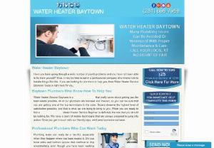 Water Heater Baytown - Have you been going through a wide number of plumb problems and you have not been able to fix them yourself? If so, it may be time to call in a professional company who knows how to handle things like this. If you are looking for plumbers to help you, then Water Heater Service Baytown Texas is right here for you.
