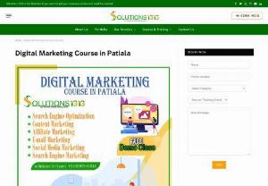Digital Marketing Course in Patiala - Solutions 1313 is one of the top Digital Marketing Training Institute in Patiala providing an advanced Digital Marketing Course. Our Institute lays a path which leads you to the world of opportunities.