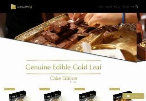 GoldleafKing - GoldleafKing is one of the top brand that produce 24K Edible Gold Leaf for Food and Sweets, Edible Gold Flakes for Cake Decoration. Perfect for chef and kitchen use.