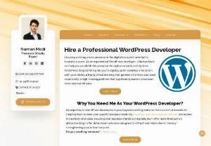 wordpress developer jobs - Most of the People are always searching for online information that can help them in getting better purchasing decisions. For your Wp site care, optimization is essential. Website optimization relates to the process of customizing your website for it to arrive on the first page of search engine result pages.
