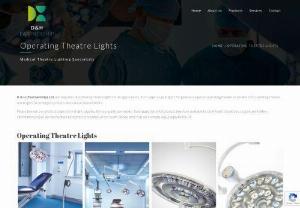 Operating Theatre Lights - D & H (Partnership) Ltd - D & H (Partnership) Ltd can provide operating theatre lights for all applications, from large surgical lights for general surgery in operating theatre to smaller LED operating theatre lights for emergency rooms and clinical environments.