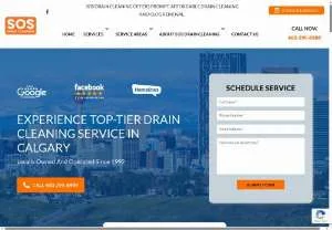 Screenshot of SOS Drain Services