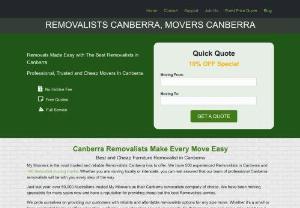 Removalists Canberra, Comfortable & affordable removal service with trusted & honest Movers in Melbourne - Removalists Canberra provides a reliable service with low price. Though the cost depend on the long-distance moves is typically determined by the weight of the items to be moved, the distance, how quickly the items are to be moved, and the time of the year or month when the move takes place, But in Canberra the price is based on the volume of the items rather than their weight.