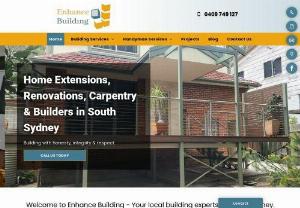 Enhance Building & Development Pty Ltd - Enhance Building and Development Pty Ltd is a building and construction professional with over twenty-three years of experience in the industry. We are a full-service building and construction company that handles every aspect of their building projects from ground breaking to final landscaping. 

Address: 8 Green Street, Kogarah, NSW, 2217, Australia

Phone No: 0409 749 127