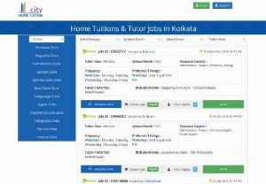 Home Tutor Jobs in Kolkata - Find verified Home Tuition Jobs in Kolkata. Get Part time Tuition jobs in Kolkata nearby locations for Home Tutor Jobs in Kolkata
