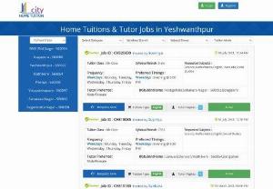 Home Tutor Jobs in Yeshwanthpur Zone, Bangalore - Find verified Home Tuition Jobs in Yeshwanthpur Zone, Bangalore. Part time Tuition jobs in Yeshwanthpur Zone nearby locations get Home Tutor Jobs in Yeshwanthpur Zone, Bangalore